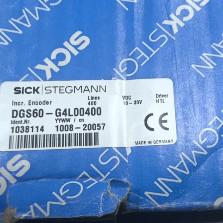SICK Incremental Encoder DGS60-G4L00400 - Industrial Precision