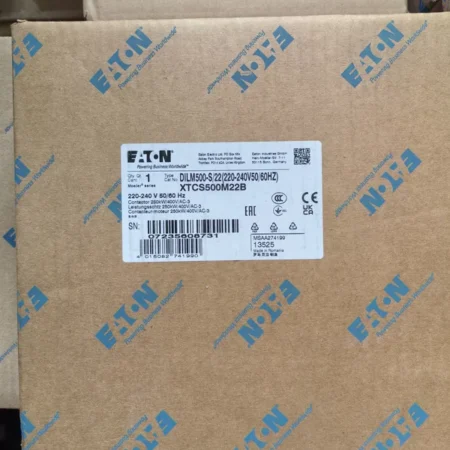 Eaton DILM500-S/22 Contactor - High Power Switching Device
