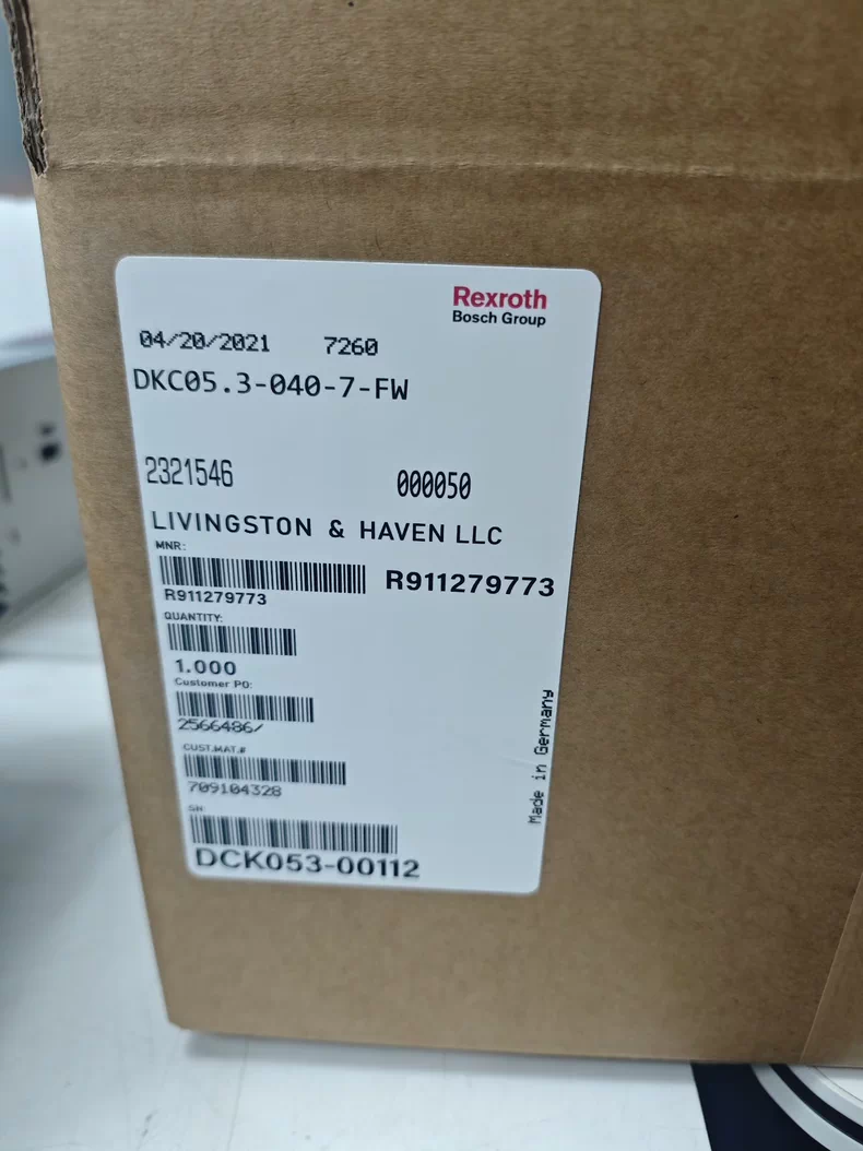 REXROTH Servo Drive DKC05.3-040-7-FW - Advanced Motion Control 1 REXROTH Servo Drive DKC05.3-040-7-FW - Advanced Motion Control