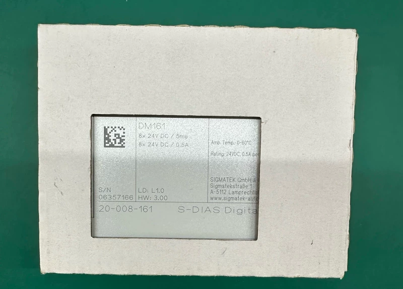 SIGMATEK DM161 Control Module for Automation Systems 1 SIGMATEK DM161 Control Module for Automation Systems
