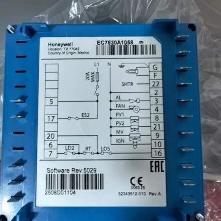 Honeywell Burner Controller EC7830A1058 - Precise Flame Management