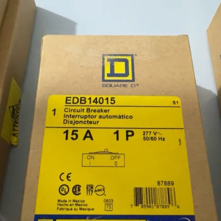 SQUARE D Circuit Breaker EDB14015 - Industrial Use