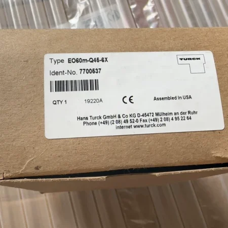 Turck Photoelectric Switch EO60m-Q45-6X Sensor for Automation
