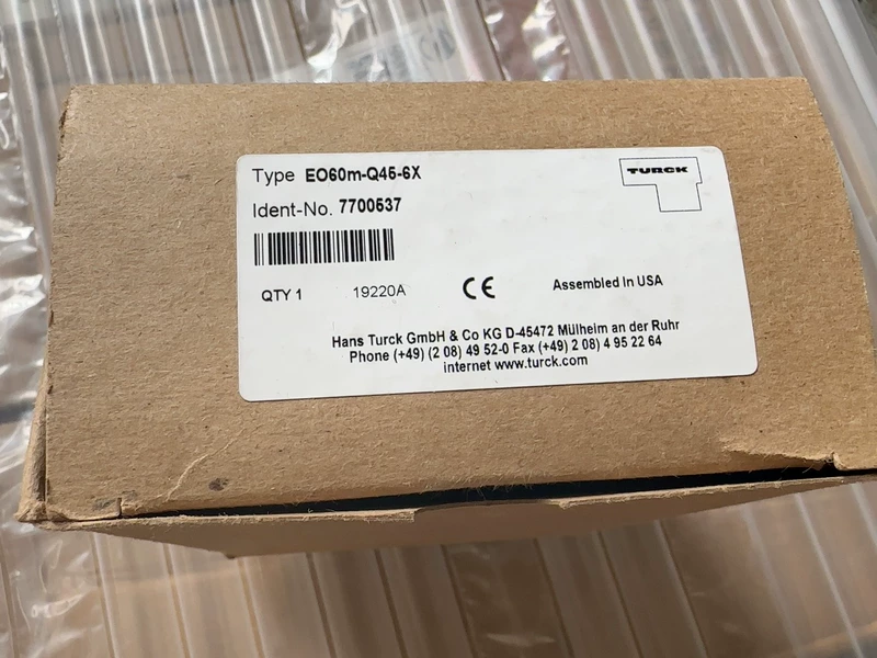 Turck Photoelectric Switch EO60m-Q45-6X Sensor for Automation 1 Turck Photoelectric Switch EO60m-Q45-6X Sensor for Automation