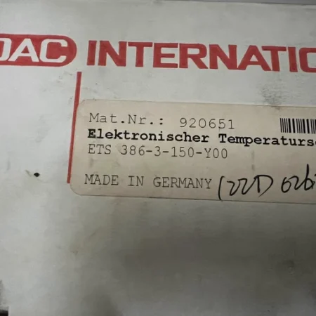Hydac ETS386-3-150-Y00 Temperature Switch for HVAC Systems