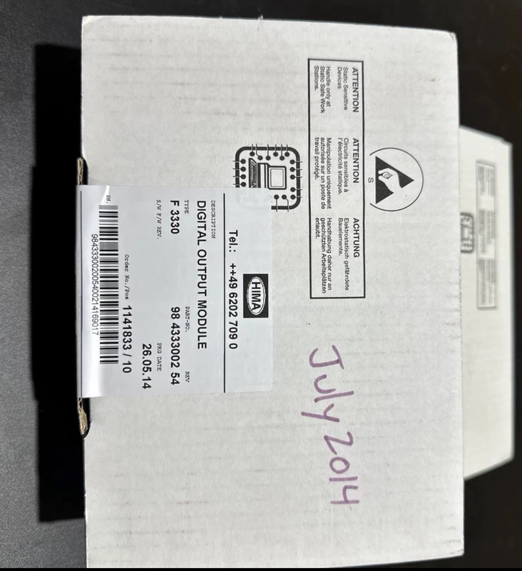 HIMA Industrial Output Module F3330 - Accurate Control 1 HIMA Industrial Output Module F3330 - Accurate Control