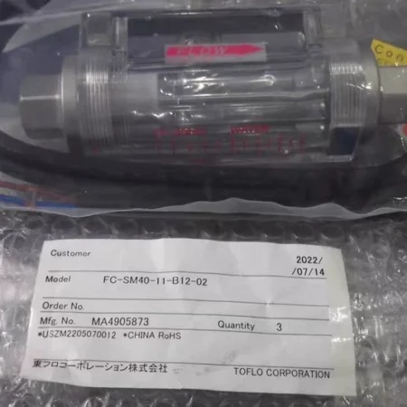 TOFLO FC-SM40-11-B12-02 Flow Meter - Accurate Liquid Measurement