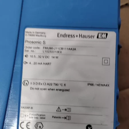 Endress+Hauser FMU90-J11CB111AA3A Ultrasonic Level Meter