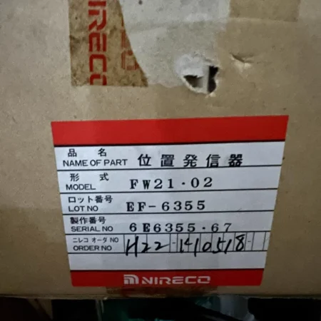 Nireco FW21.02 Position Sensor Precision Measurement Device