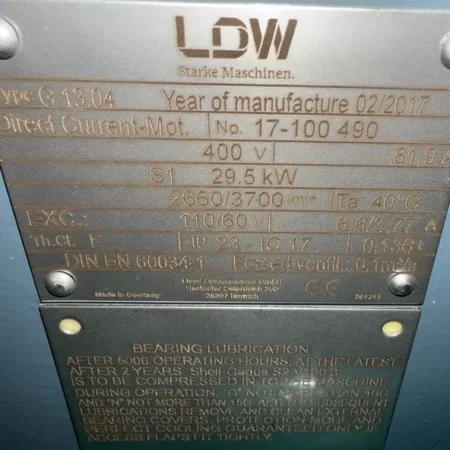 LDW DC Motor G13.04 - Reliable Performance for Industries