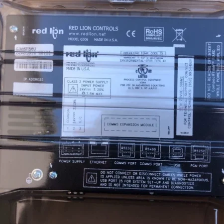 Intuitive Red Lion G306MS0U Operator Interface for Systems
