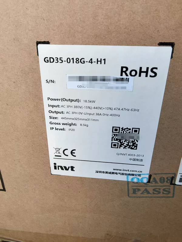 INVT Variable Frequency Drive GD35-015G-4-H1 - Industrial Efficiency