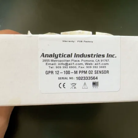 Analytical Industries Inc. O2 Sensor GPR 12-100-M Gas Detector