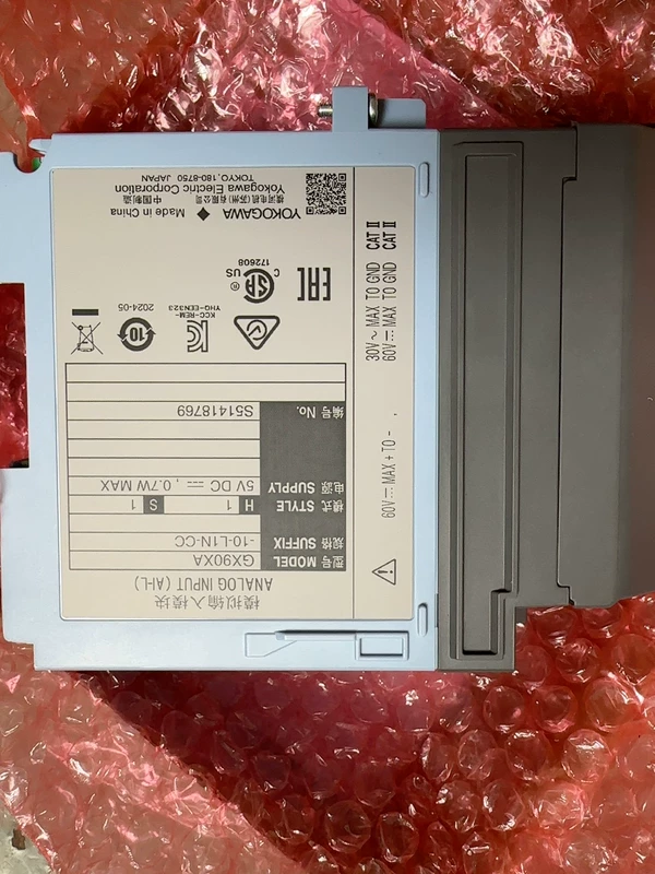 YOKOGAWA GX90XA-10-L1N-CC Analog Input Module for Automation 1 YOKOGAWA GX90XA-10-L1N-CC Analog Input Module for Automation