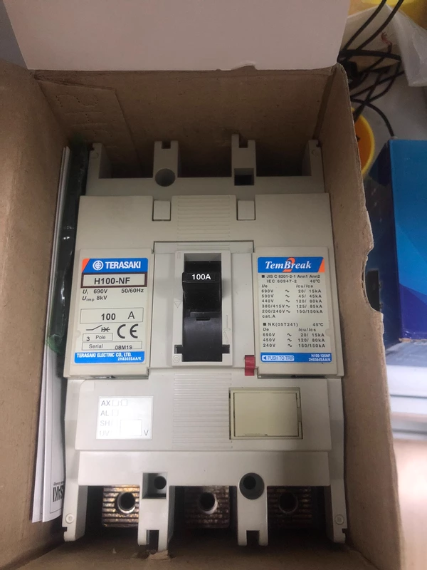 Terasaki Molded Case Circuit Breaker H100-NF High Performance 1 Terasaki Molded Case Circuit Breaker H100-NF High Performance