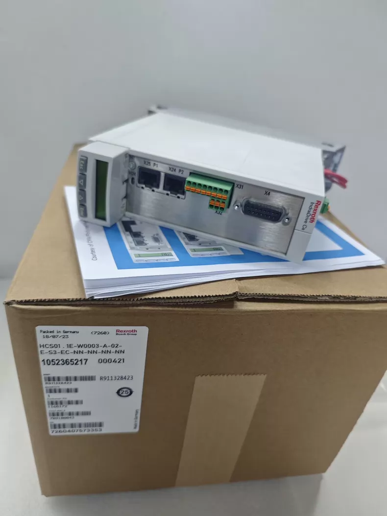 Rexroth Drive Controller Model HCS01.1E-W0003-A-02-E-S3-EC-NN-NN-NN-NN 1 Rexroth Drive Controller Model HCS01.1E-W0003-A-02-E-S3-EC-NN-NN-NN-NN