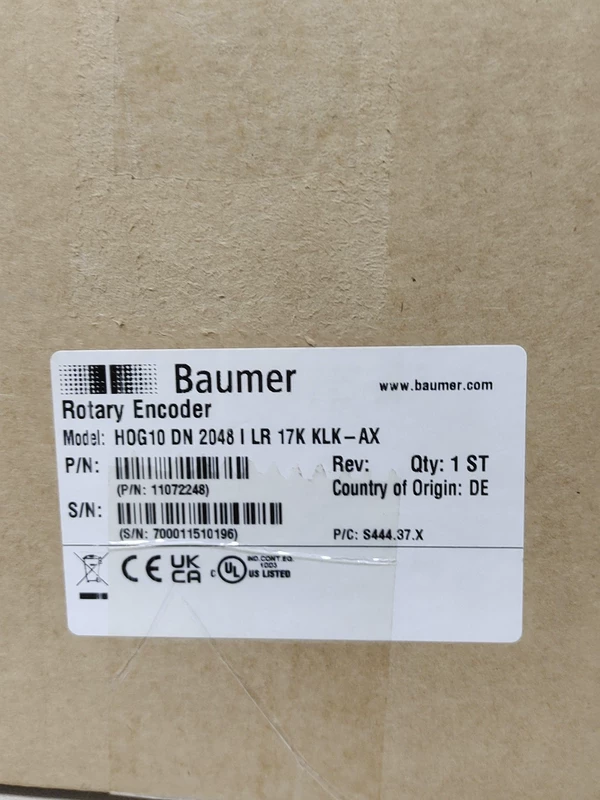 Baumer Encoder HOG10 DN 2048 I LR 17K KLK-AX Reliable 1 Baumer Encoder HOG10 DN 2048 I LR 17K KLK-AX Reliable