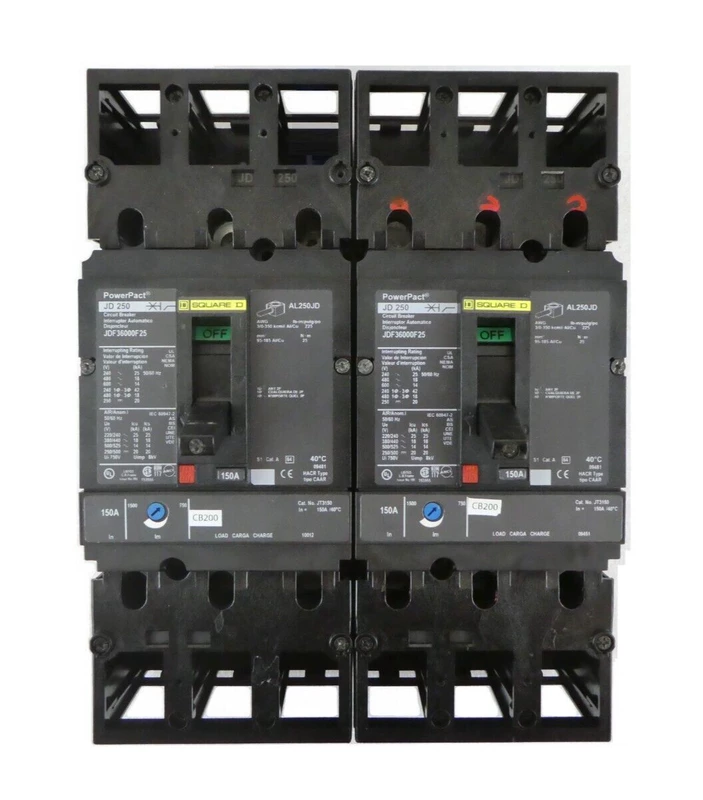 Square D JDF36000F25 Molded Case Circuit Breaker for Protection 1 Square D JDF36000F25 Molded Case Circuit Breaker for Protection