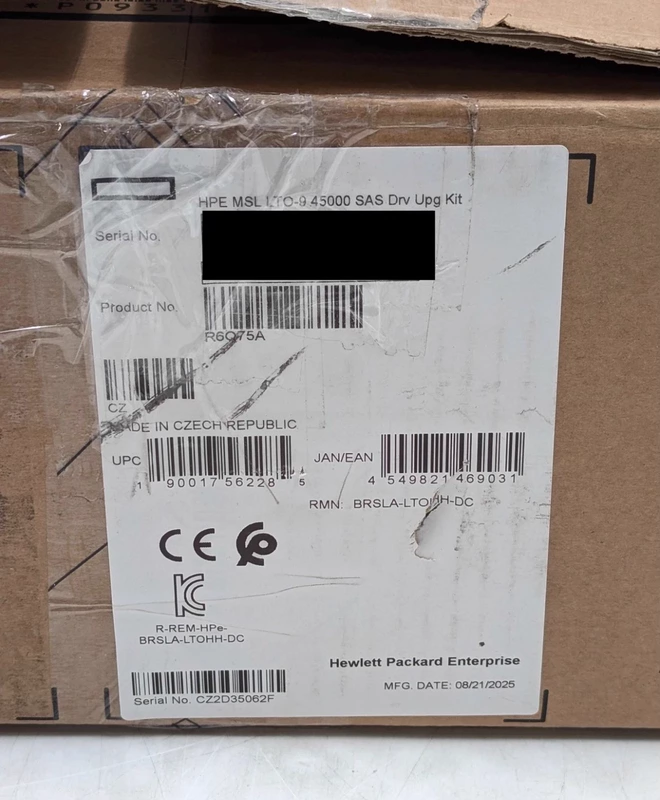 HPE Tape Drive Upgrade Kit LTO-9 Ultrium 45000 for Reliable Archiving