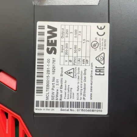 SEW Frequency Inverter MCLTEB0015-2B1-1-00 Drive Unit