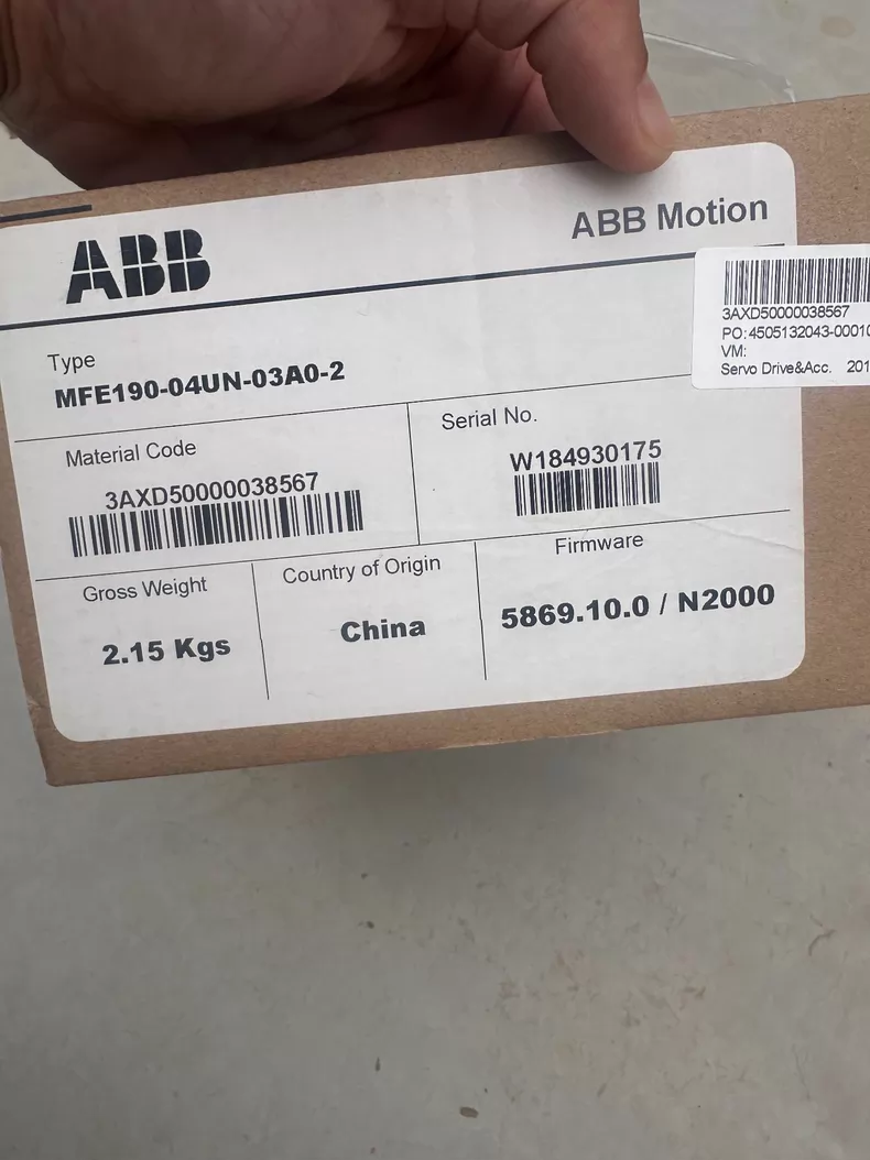 ABB MFE190-04UN-03A0-2 Drive: Precise Motion Control 1 ABB MFE190-04UN-03A0-2 Drive: Precise Motion Control