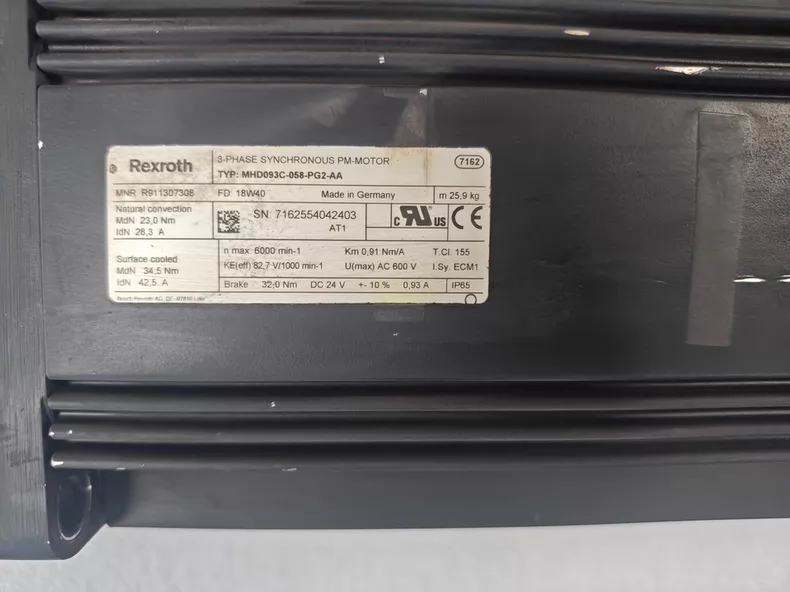 Rexroth Servo Motor MHD093C-058-PG2-AA High Performance 1 Rexroth Servo Motor MHD093C-058-PG2-AA High Performance