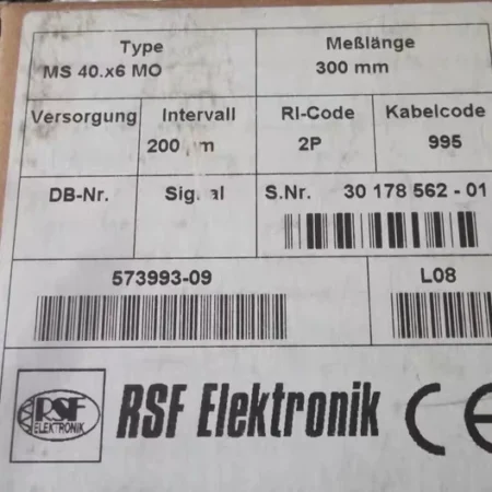 RSF Elektronik Linear Scale 30178562-01 Precision Measuring Tool