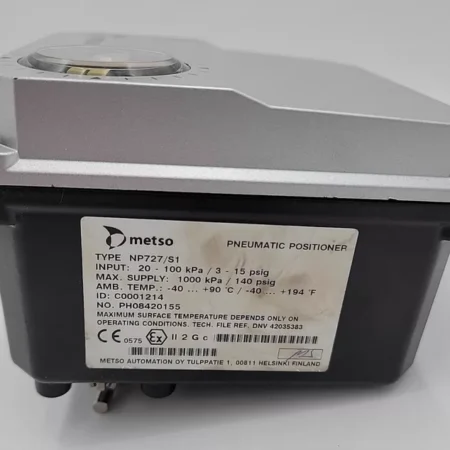 Metso NP727/S1 Pneumatic Valve Positioner - Durable