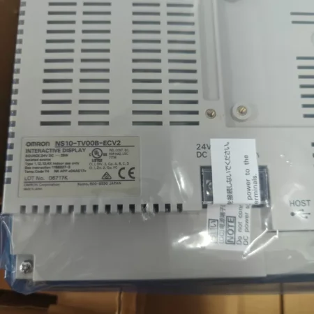 Omron NS10-TV00B-ECV2 HMI Touchscreen for Advanced Control Panels