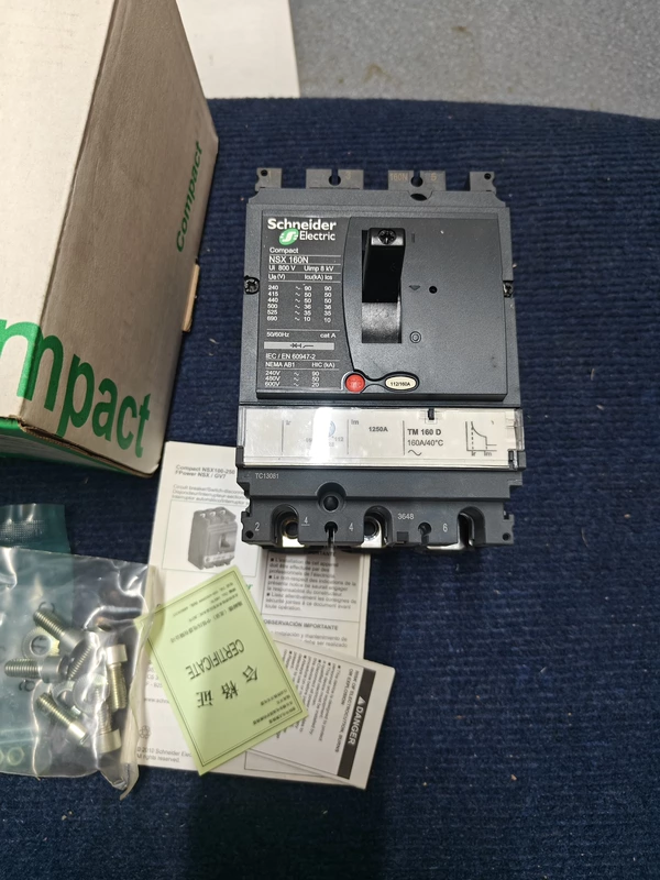Schneider Molded Case Circuit Breaker NSX160N - High Performance 1 Schneider Molded Case Circuit Breaker NSX160N - High Performance