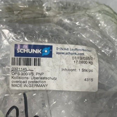 Industrial Safety with SCHUNK OPS300-VS 0321145 Protection Device