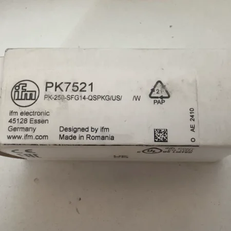 IFM Pressure Sensor Model PK7521 PN-200-5FG14-0SPGK/US