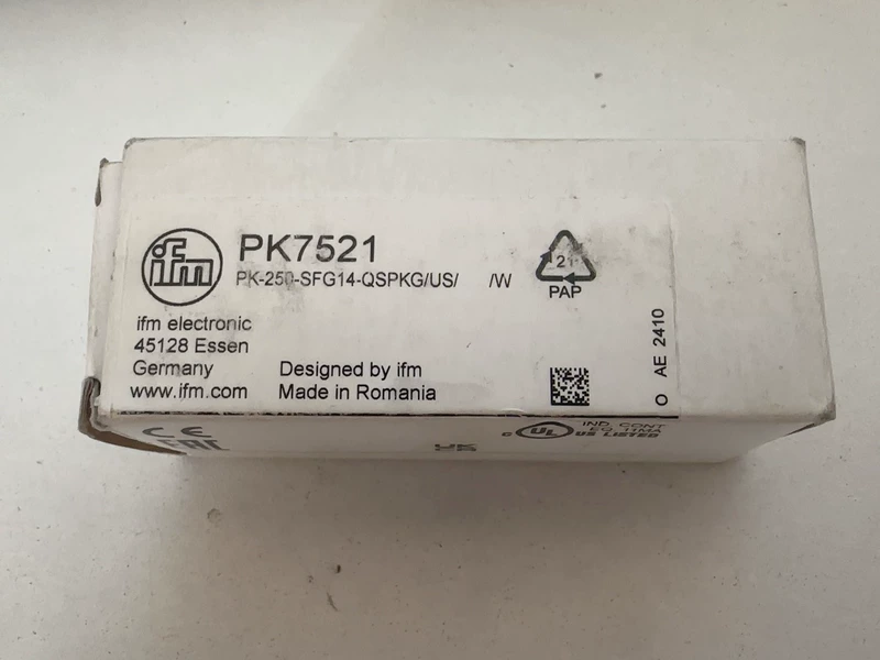 IFM Pressure Sensor Model PK7521 PN-200-5FG14-0SPGK/US 1 IFM Pressure Sensor Model PK7521 PN-200-5FG14-0SPGK/US