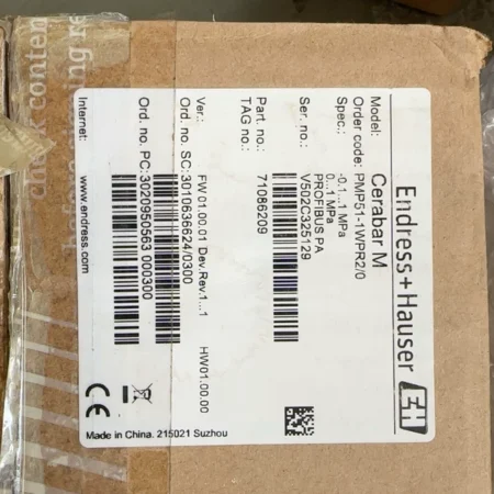 Endress+Hauser PMP51-1WPR2/0 Pressure Transmitter Sensor