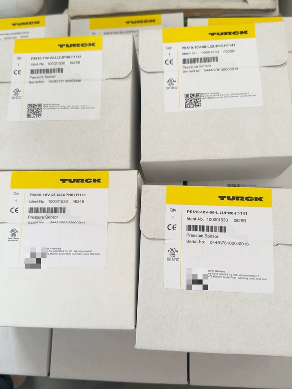 TURCK Pressure Sensor PS510-10V-08-LI2UPN8-H1141 - Accurate Measurement 1 TURCK Pressure Sensor PS510-10V-08-LI2UPN8-H1141 - Accurate Measurement