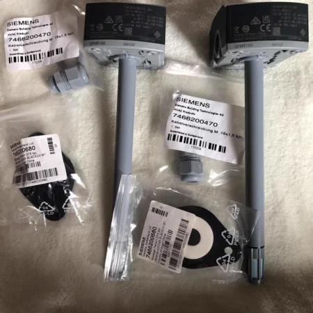 Siemens Duct Temp & Humidity Sensor QFM9160 HVAC Control