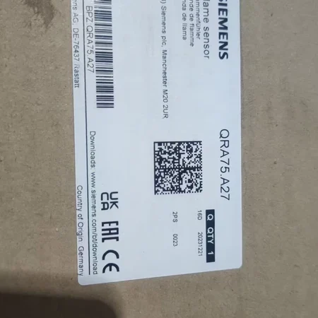 SIEMENS QRA75.A27 Flame Detector for Accurate Fire Detection