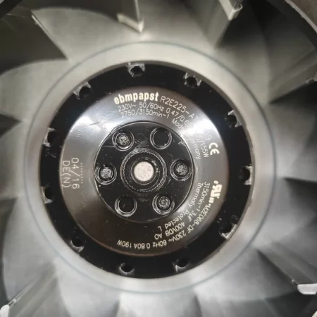 ebm R2E225-AT52-19 Centrifugal Fan High Efficiency Model