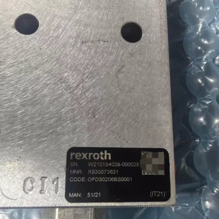 Rexroth Hydraulic Valve R930073631 Industrial Fluid Control