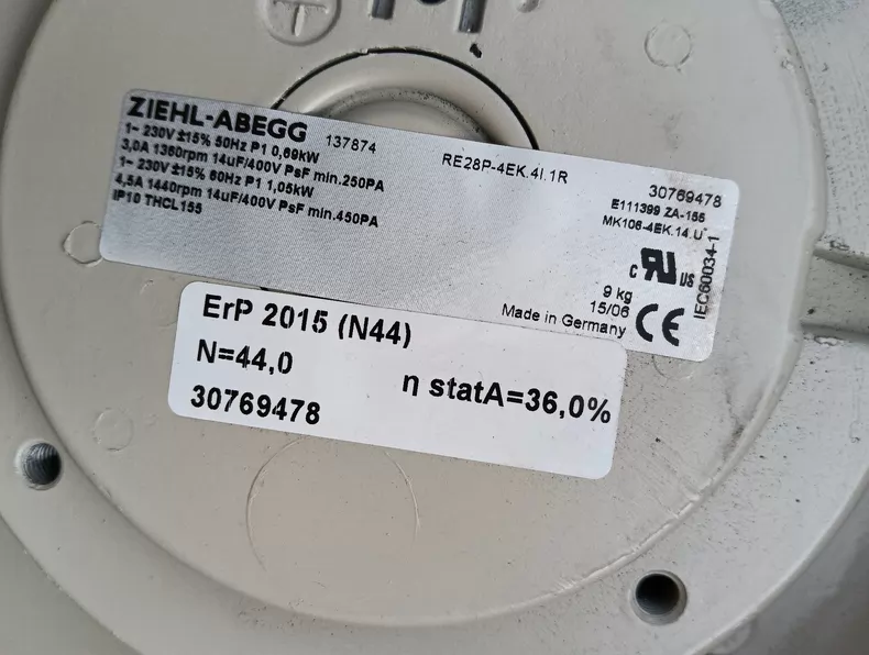 EBM-PAPST RE28P-4EK.4I.1R Motor High Performance Drive 1 EBM-PAPST RE28P-4EK.4I.1R Motor High Performance Drive