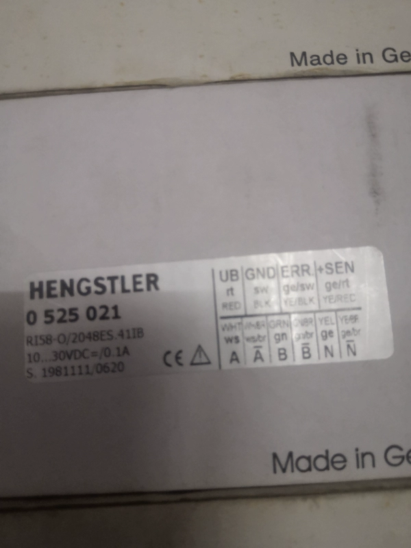 HENGSTLER Encoder RI58-O/2048ES.41IB - Industrial-Grade Feedback 1 HENGSTLER Encoder RI58-O/2048ES.41IB - Industrial-Grade Feedback