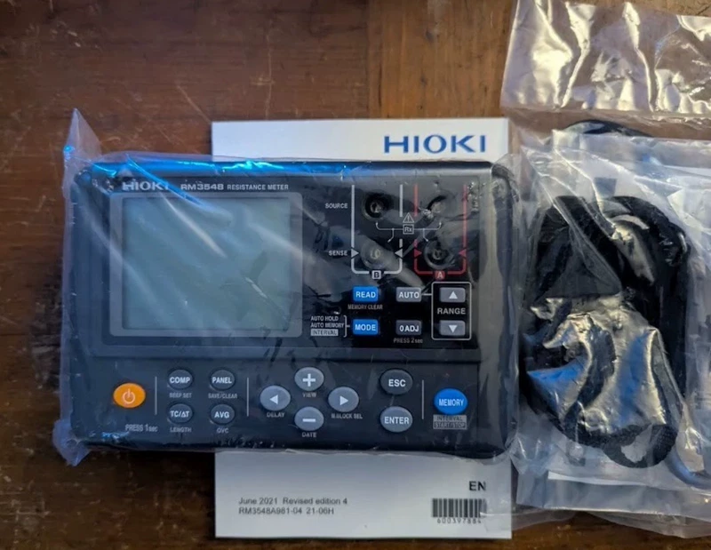 RM3548 Hioki Resistance Meter - High-Precision Measurement Tool 1 RM3548 Hioki Resistance Meter - High-Precision Measurement Tool