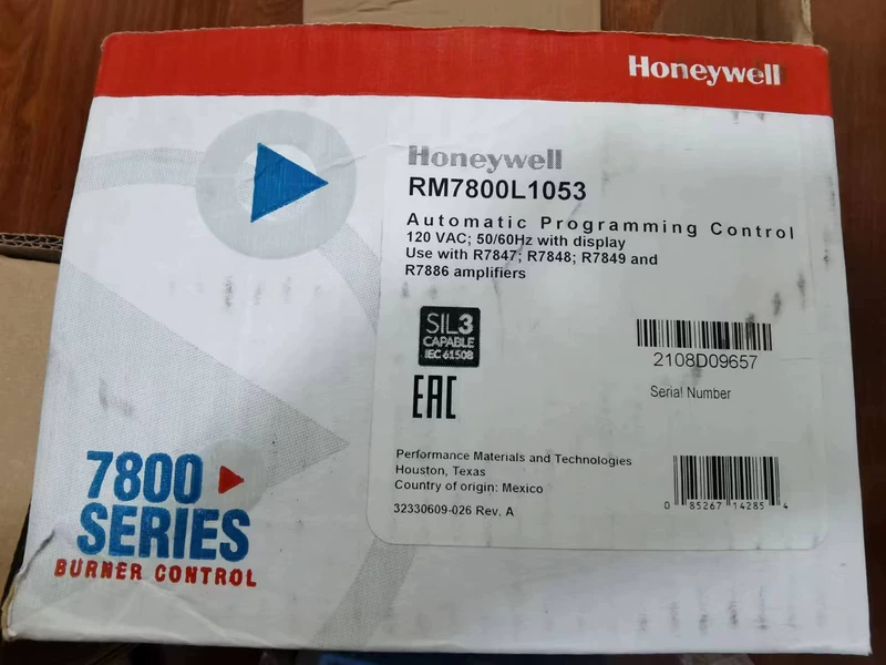 Honeywell Burner Controller RM7800L1053 Advanced System 1 Honeywell Burner Controller RM7800L1053 Advanced System