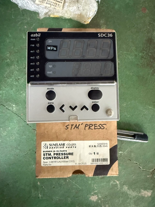 C36TR1UA2100 SUNFLAME Controller - Optimal Steam Pressure 1 C36TR1UA2100 SUNFLAME Controller - Optimal Steam Pressure
