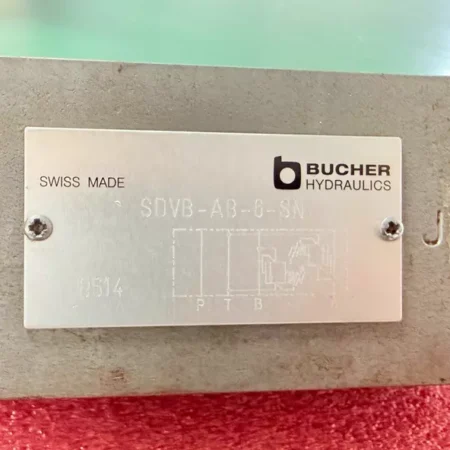 BUCHER Double Overflow Valve SDVB-AB-6-SN - High Quality