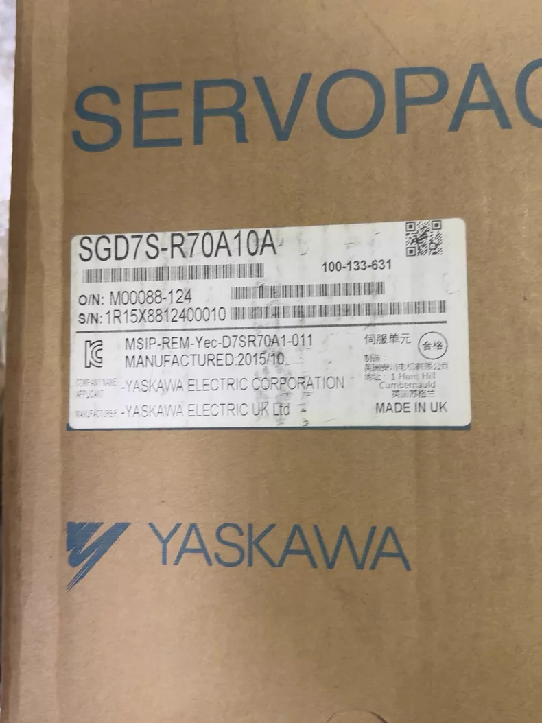 Yaskawa Servo Driver SGD7S-R70A10A Precision Motion Control 1 SGD7S-R70A10A