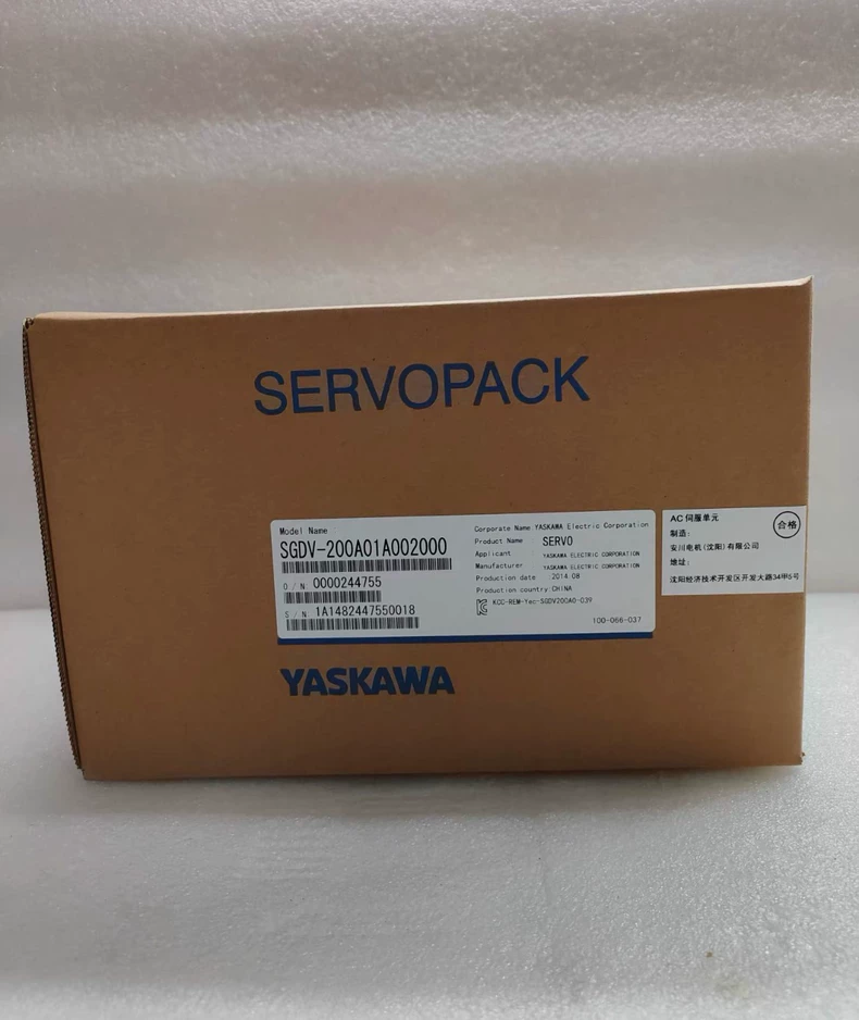 Yaskawa SGDV-200A01A002000 Servo Drive High Power Motor 1 SGDV-200A01A002000