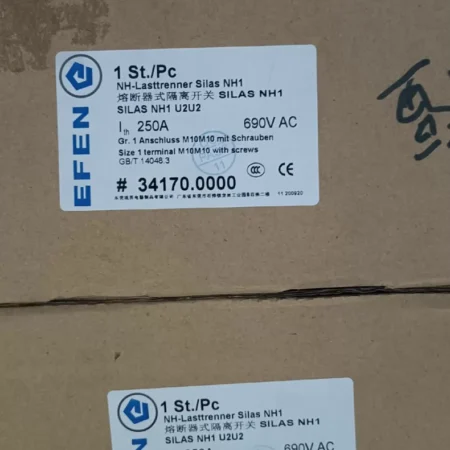 EFEN Fuse Switch Disconnector SILAS NH1 U2U2 - Industrial Safety