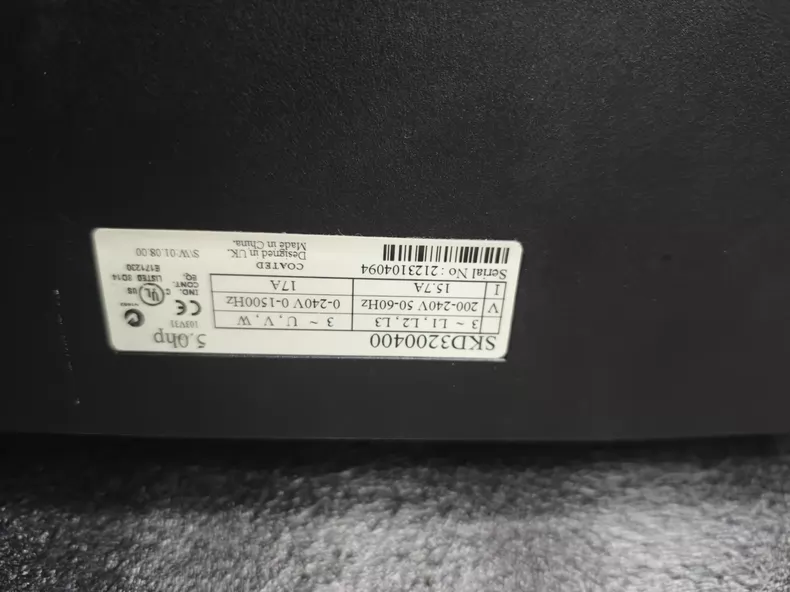 Emerson Variable Frequency Drive SKD3200400 - Energy Saving 1 Emerson Variable Frequency Drive SKD3200400 - Energy Saving