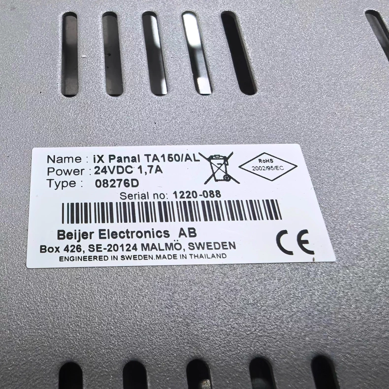 Beijer HMI Touch Panel TA150/AL Industrial Control Display 1 Beijer HMI Touch Panel TA150/AL Industrial Control Display